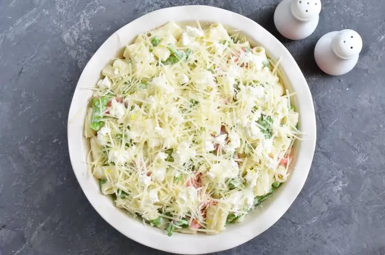 Step 10 - Rigatoni & Cheese with Peas