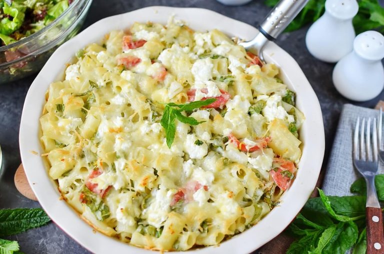 Step 12 - Rigatoni & Cheese with Peas