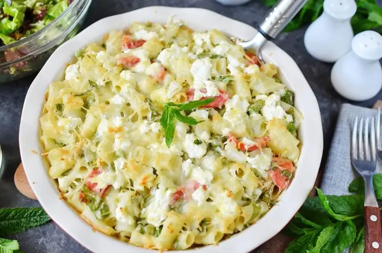 Step 12 - Rigatoni & Cheese with Peas