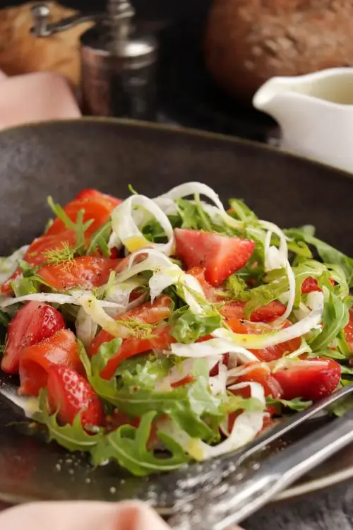 Salmon, Strawberry & Fennel Salad