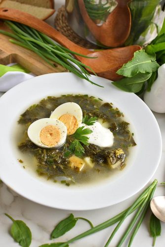 Sorrel Soup (Russian Green Borscht)