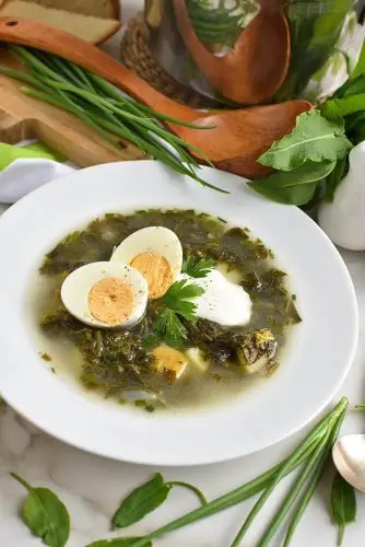Sorrel Soup (Russian Green Borscht)
