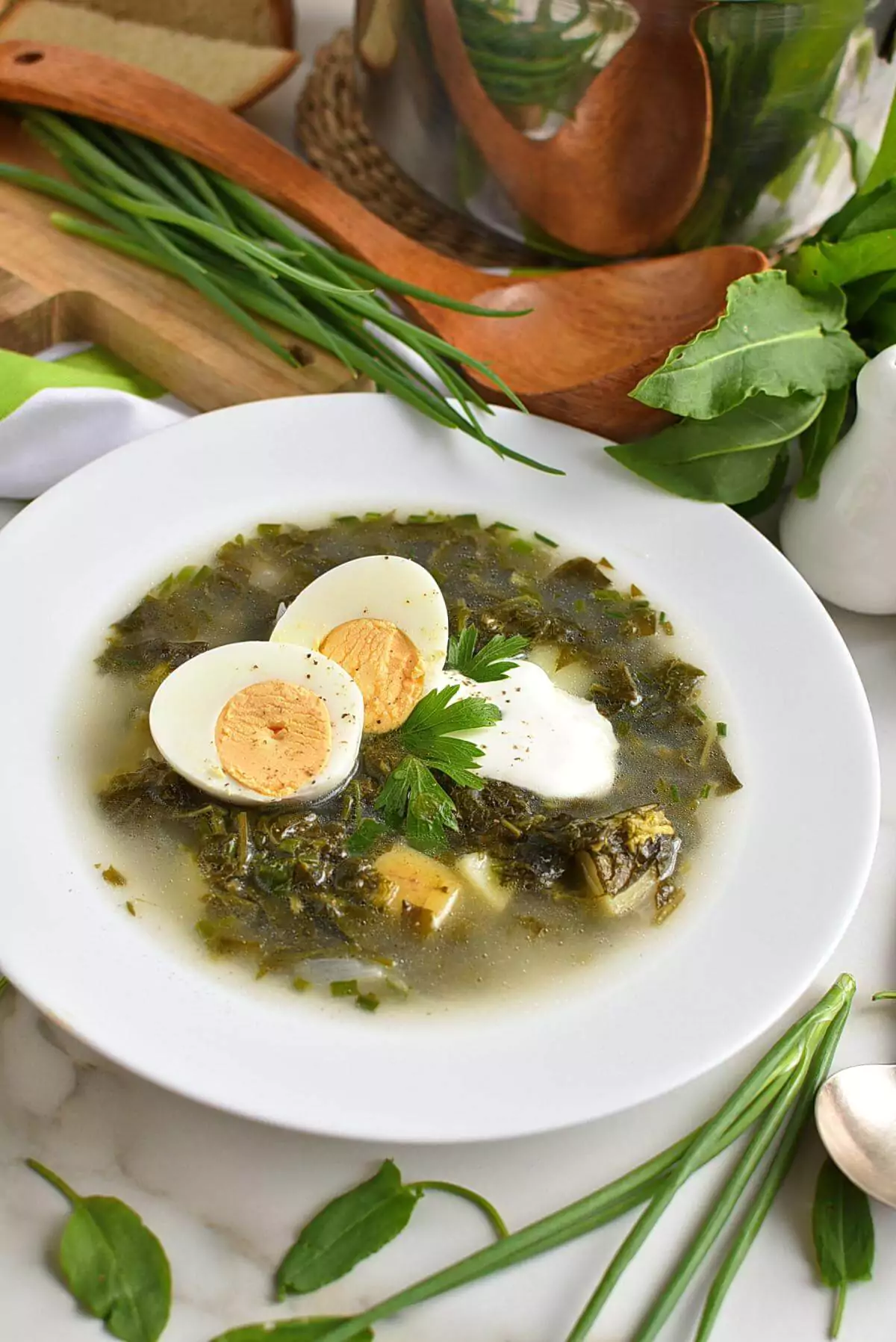 Sorrel Soup (Russian Green Borscht) Recipe - Cook.me Recipes
