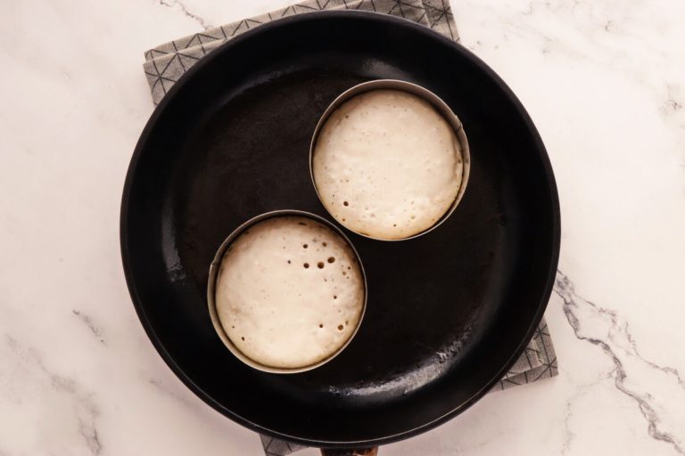 Step 3 - Sourdough Crumpets