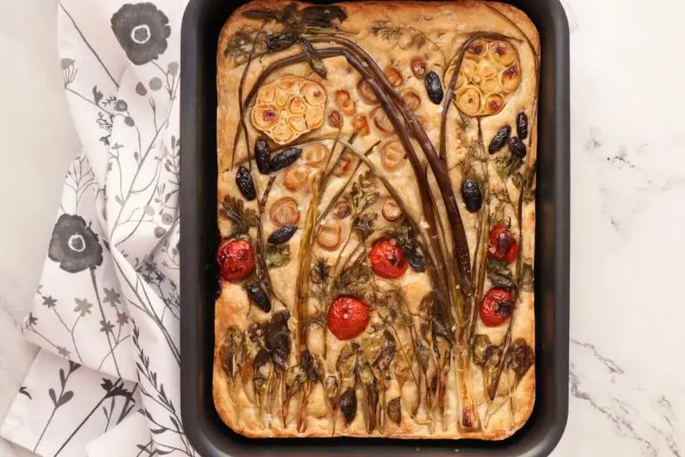 Step 10 - Sourdough Focaccia with Floral Art