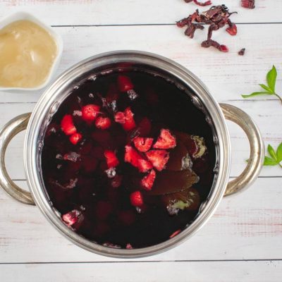 Strawberry Honey Hibiscus Iced Tea recipe - step 2