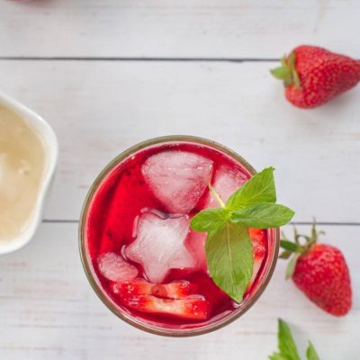 Strawberry Honey Hibiscus Iced Tea recipe - step 3