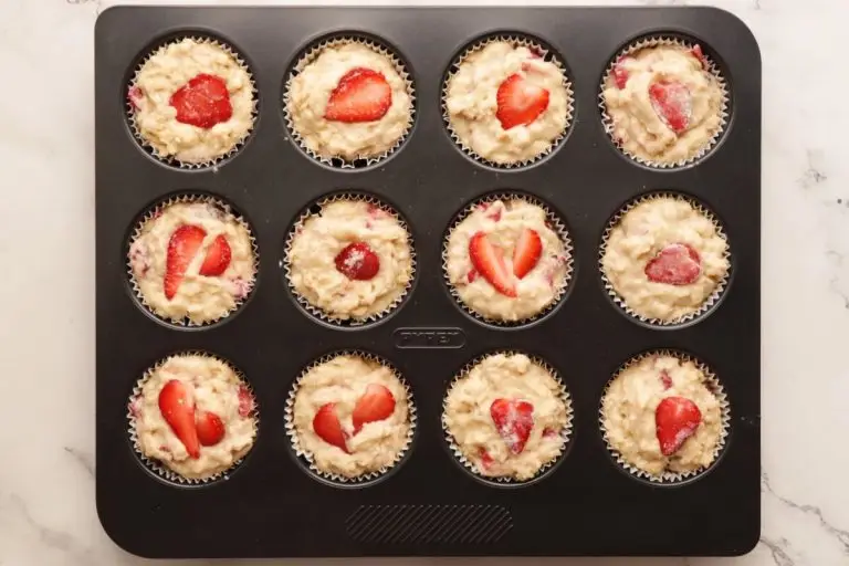 Step 7 - Strawberry Oatmeal Muffins