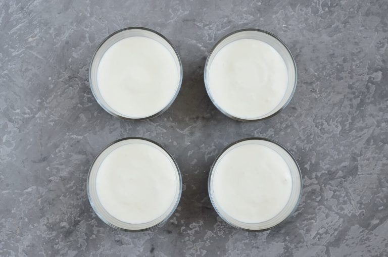 Step 4 - No-Bake Strawberry Cheesecakes