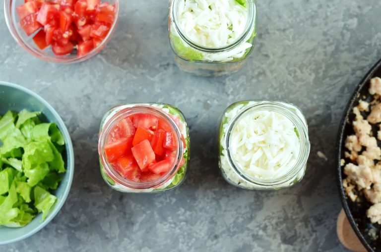 Step 5 - Taco Salad in a Jar