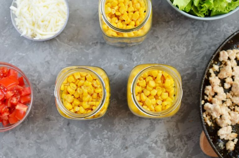 Step 5 - Taco Salad in a Jar