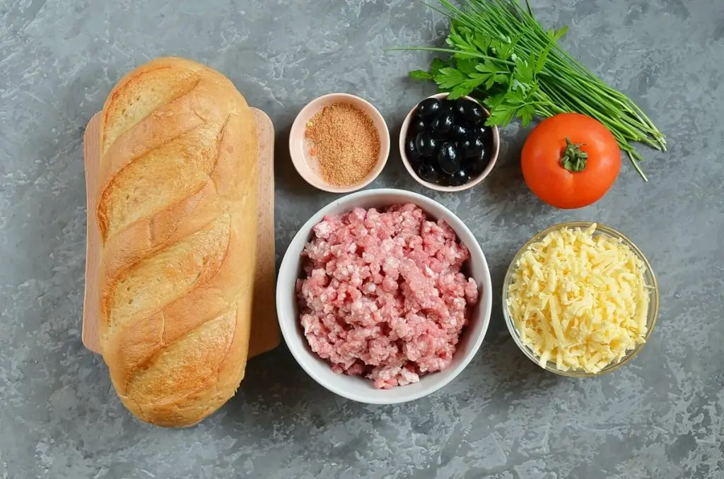 Ingredients for Taco Stuffed Bread