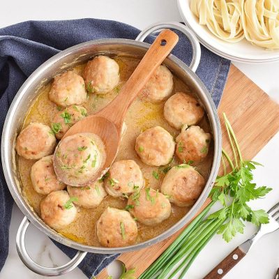 Tefteli - Chicken Meatballs in a Cream Sauce Recipes–Homemade Tefteli - Chicken Meatballs in a Cream Sauce–Easy Tefteli - Chicken Meatballs in a Cream Sauce