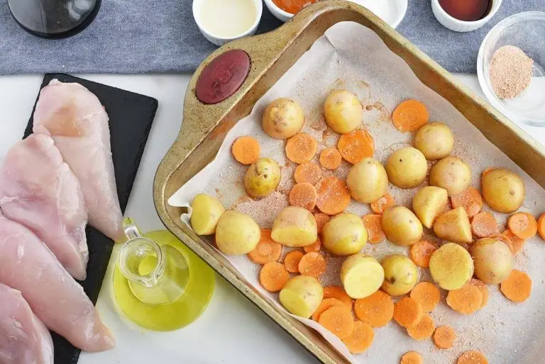 Step 3 - Apricot Chicken Sheet Pan Dinner