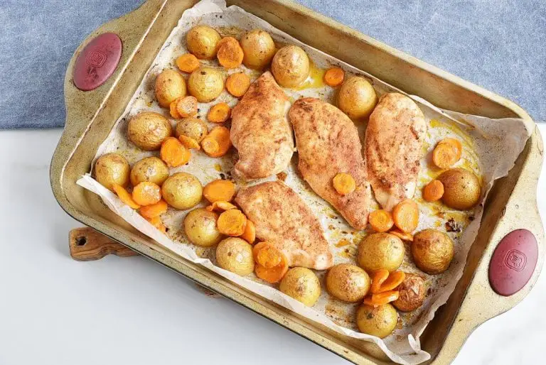 Step 5 - Apricot Chicken Sheet Pan Dinner