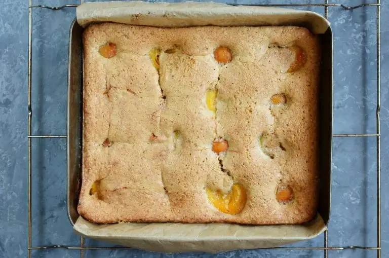 Step 8 - Apricot and Almond Traybake