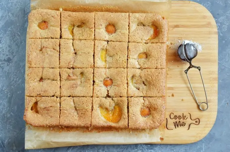 Step 9 - Apricot and Almond Traybake