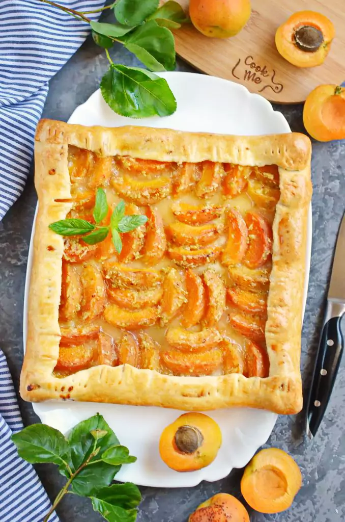 Rustic fruit French pastry