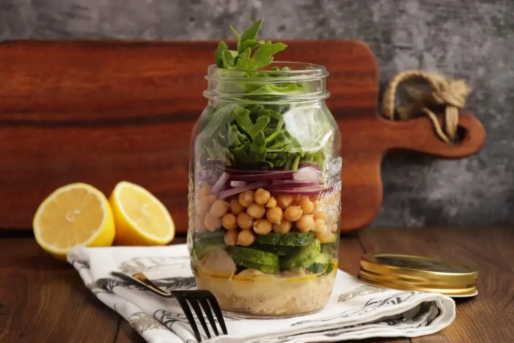 Arugula & Tuna Jar Salad