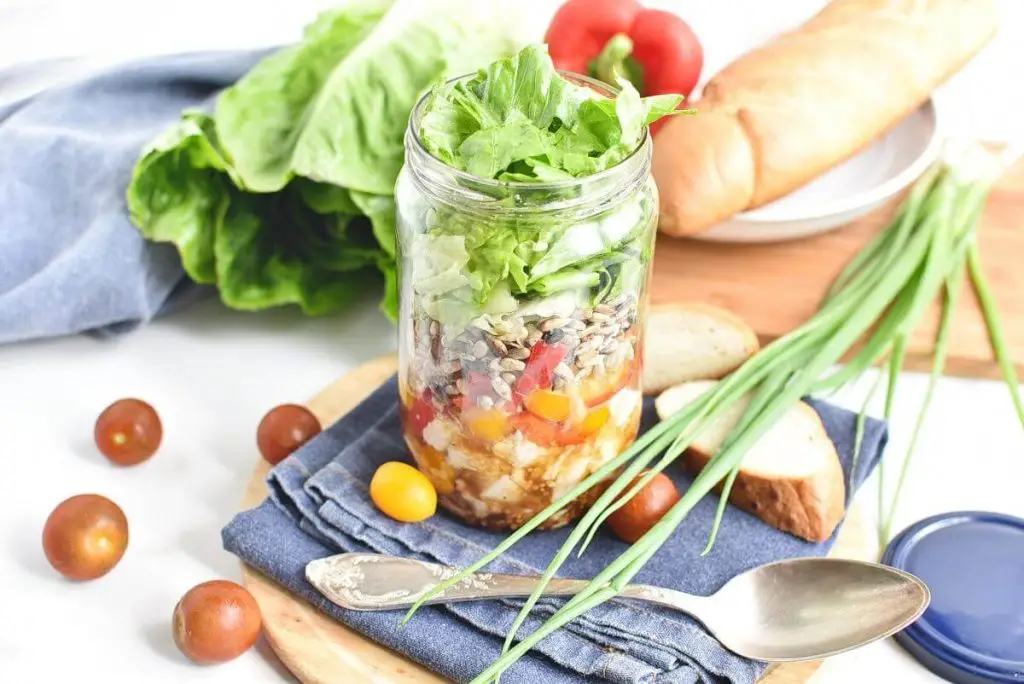 Basic Mason Jar Salad