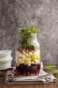 Beet & Goat Cheese Jar Salad