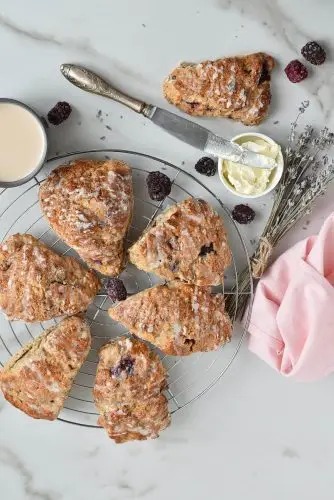 Blackberry Lemon Scones