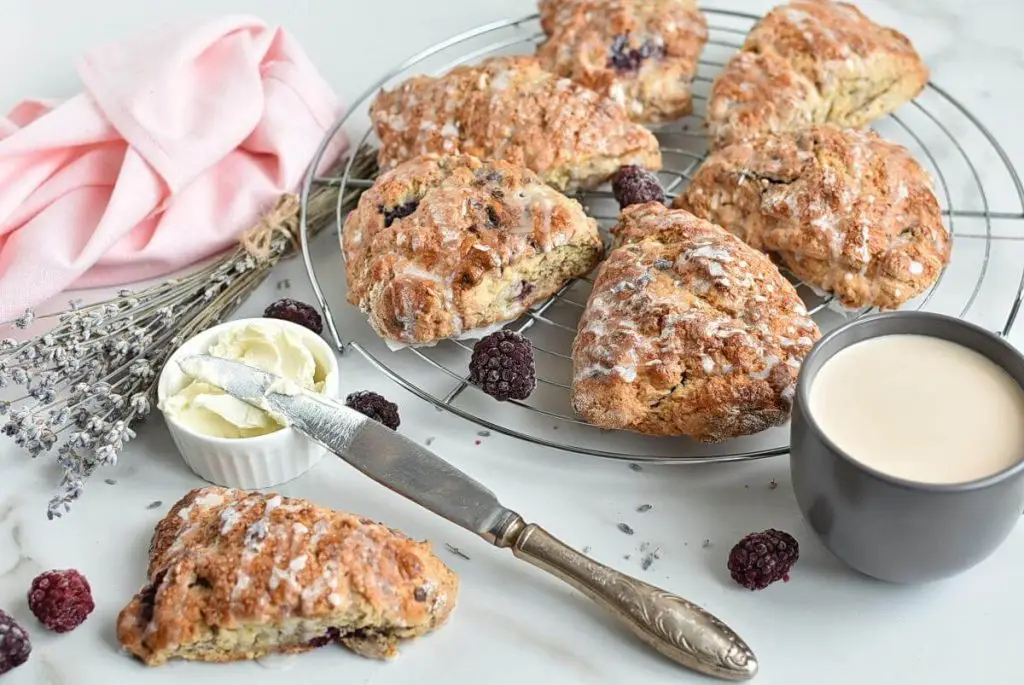 Blackberry Lemon Scones