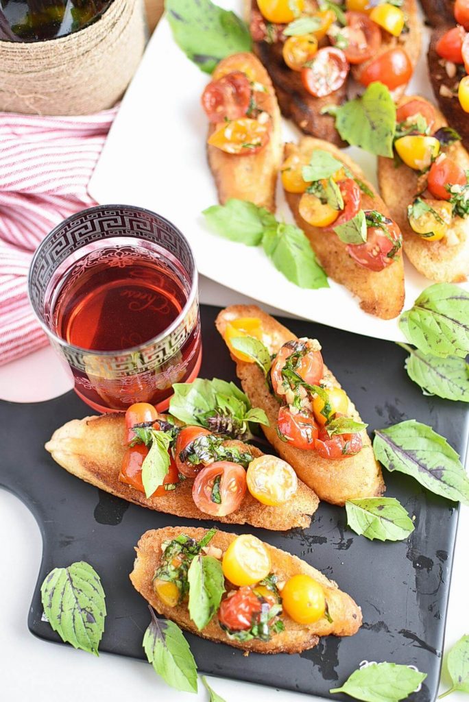 Bruschetta with Grape Tomatoes