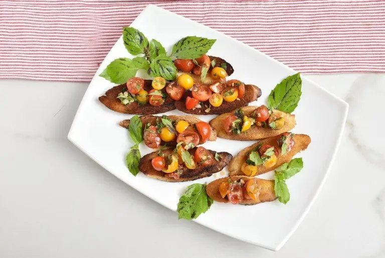 Step 6 - Bruschetta with Grape Tomatoes