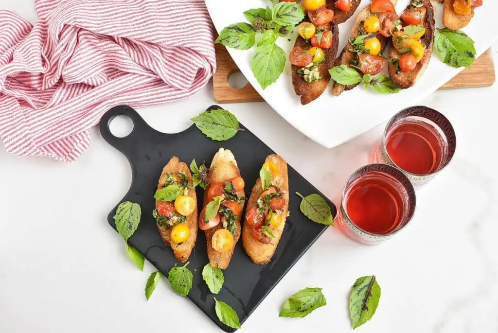 Bruschetta with Grape Tomatoes