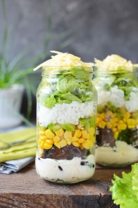 Burrito “Bowl” Jar Salad