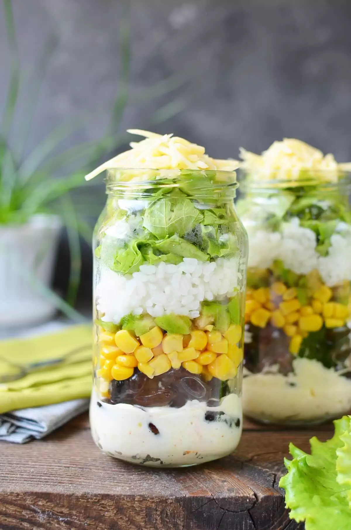 Burrito “Bowl” Jar Salad