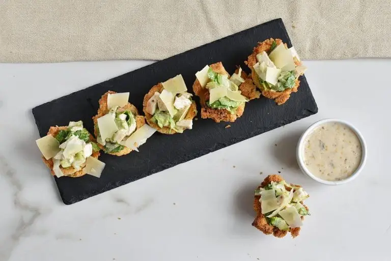 Step 10 - Chicken Caesar Crouton Cups