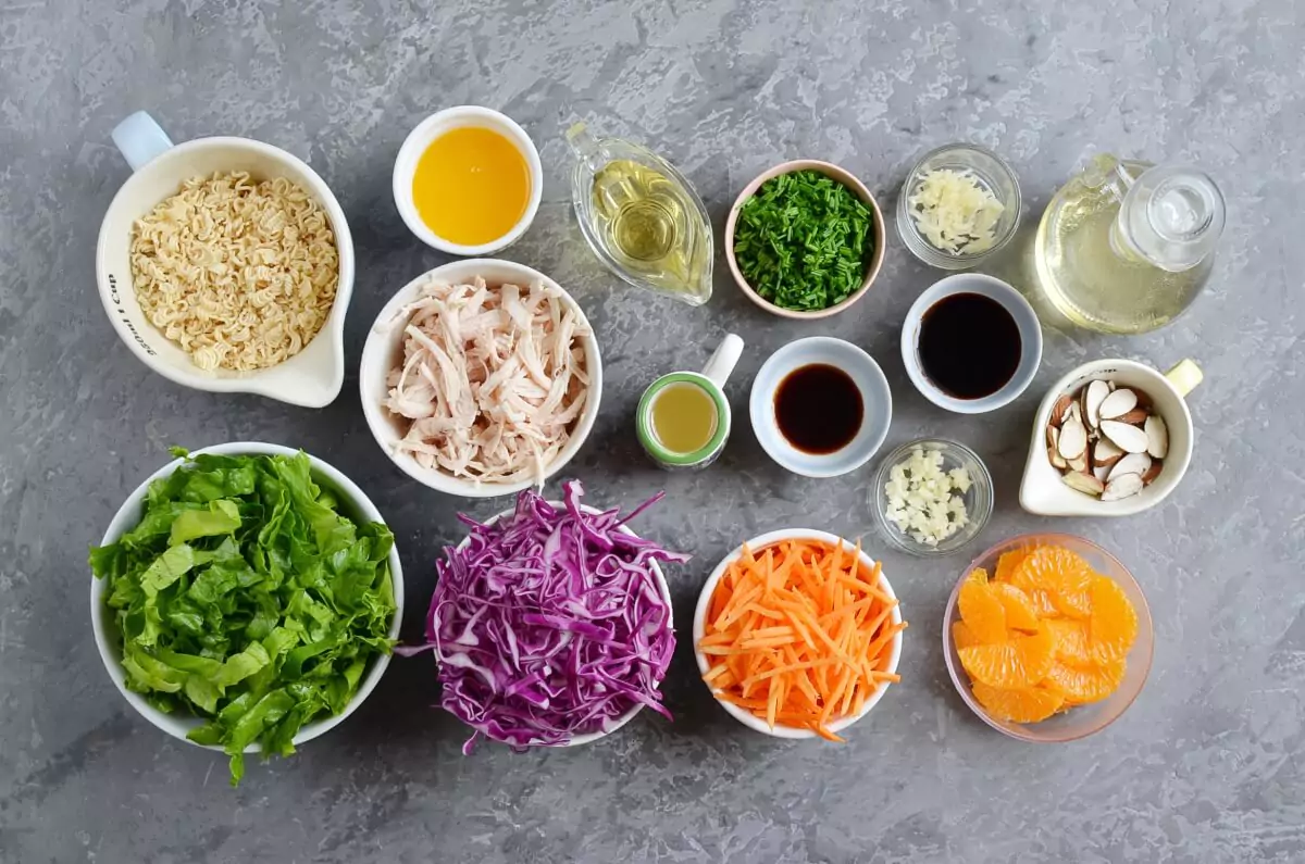 Chinese Chicken Mandarin Salad Recipe-How To Make Chinese Chicken Mandarin Salad-Delicious Chinese Chicken Mandarin Salad