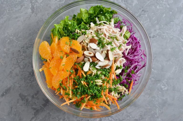 Step 1 - Chinese Chicken Mandarin Salad