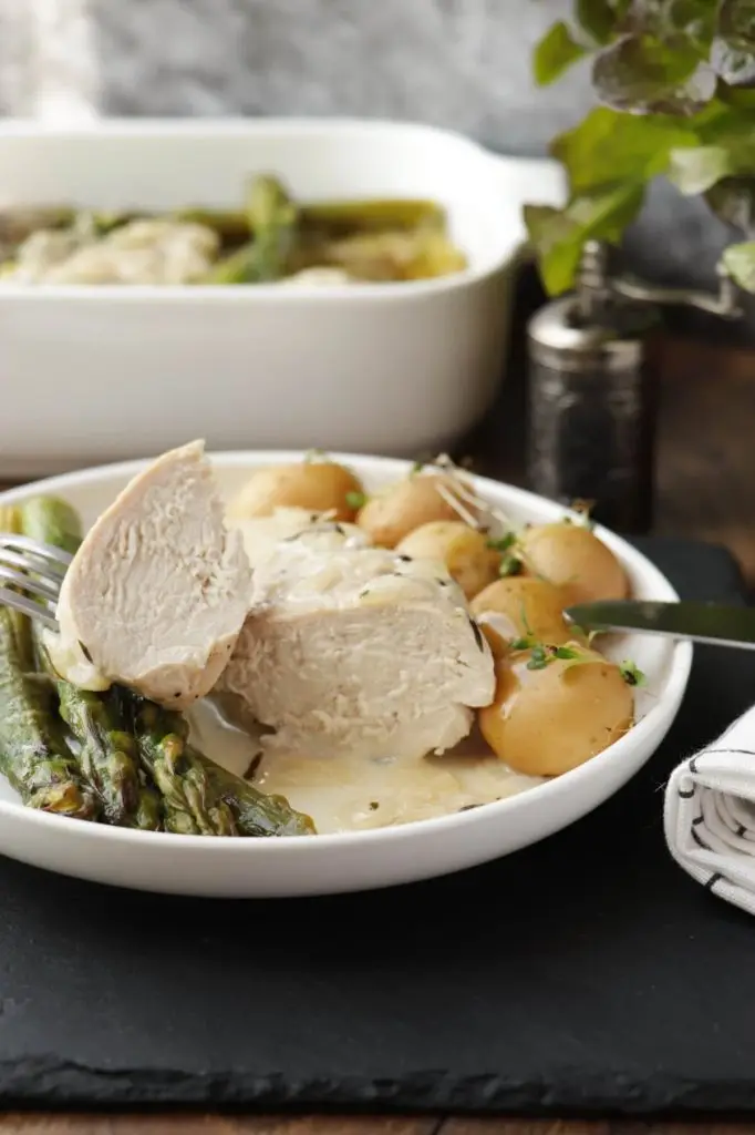 Creamy Chicken with Asparagus & Tarragon