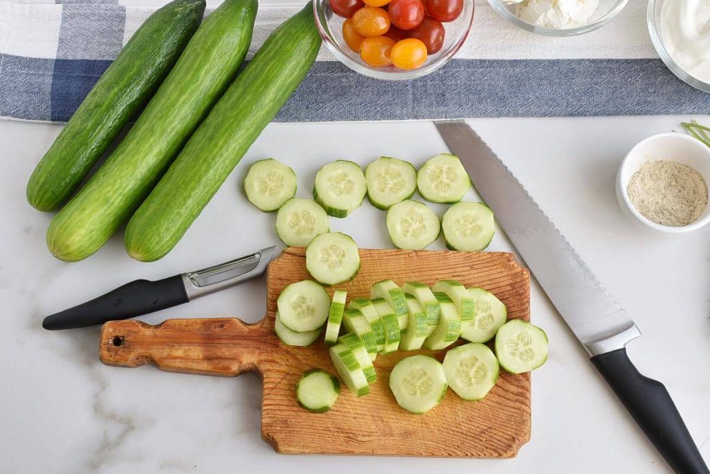 Dilly Cucumber Bites recipe - step 1