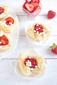 Easy Puff Pastry Strawberry Tarts
