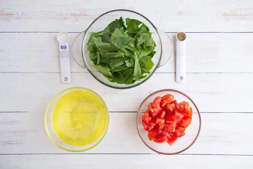 Ingredients for Egg White Breakfast Cups