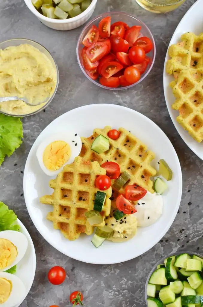 Falafel Waffle