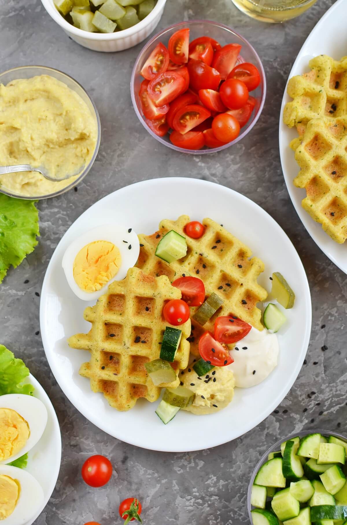 Falafel Waffle Recipe Cook.me Recipes