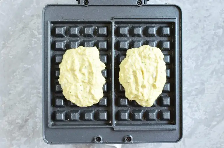 Step 3 - Falafel Waffle