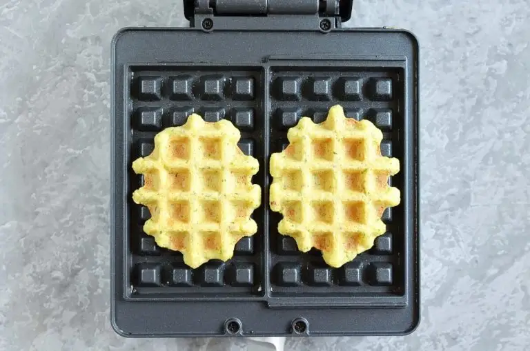 Step 4 - Falafel Waffle