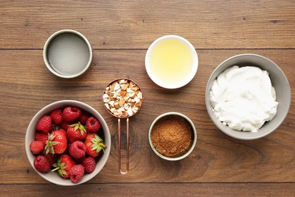 Ingredients for FroYo Berry Bites