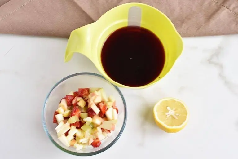 Step 2 - Frozen Sangria Fruit Cups