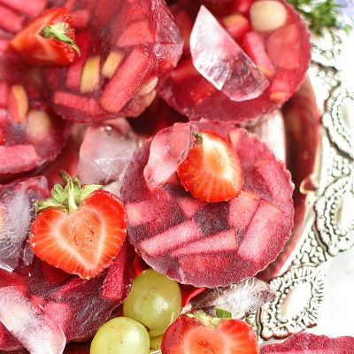Frozen Sangria Fruit Cups Recipe–Homemade Frozen Sangria Fruit Cups–Easy Frozen Sangria Fruit Cups