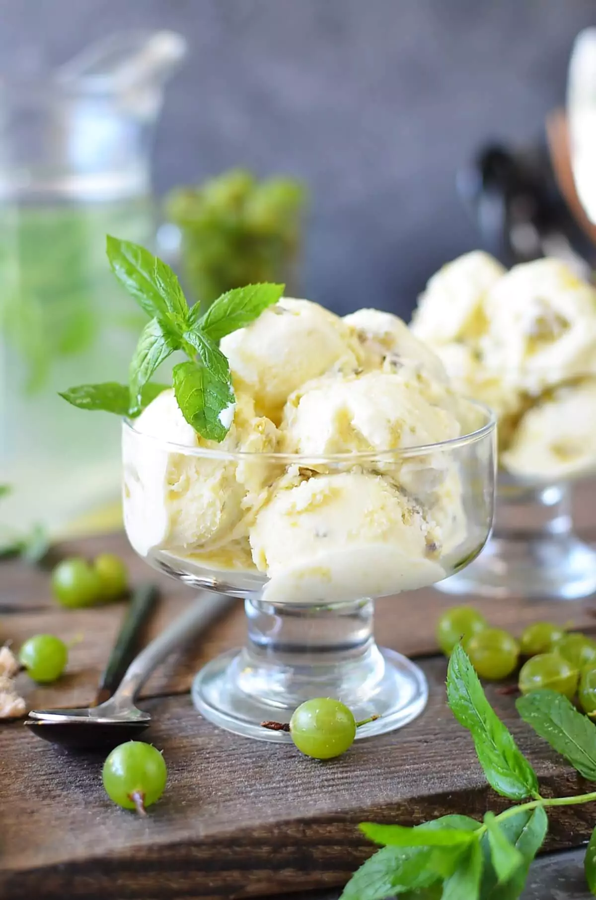 Gooseberry Ice Cream