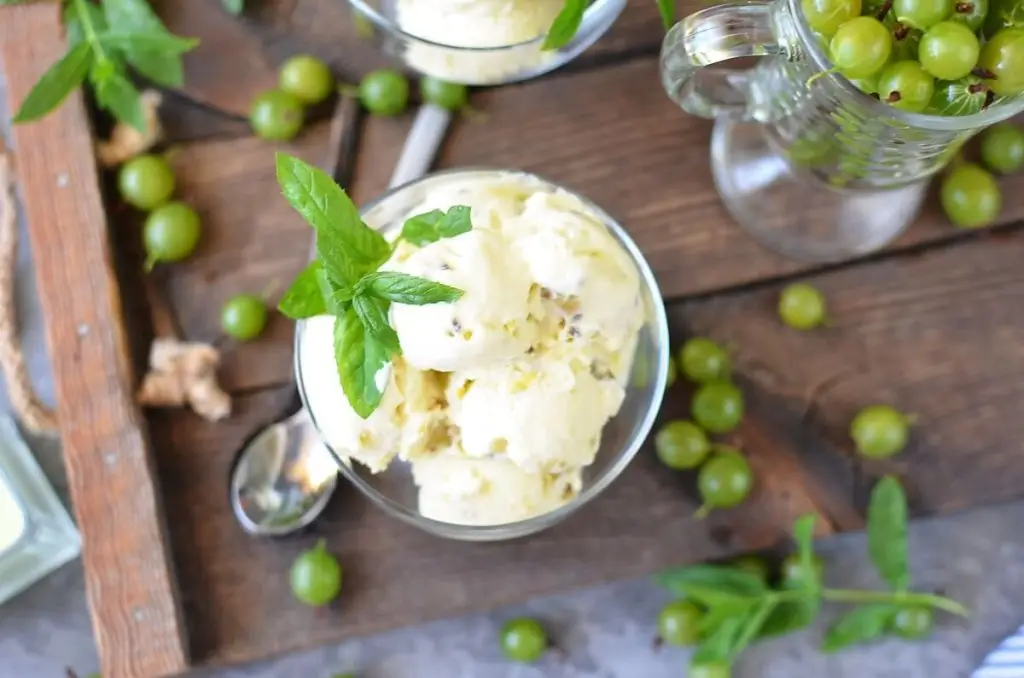 Gooseberry Ice Cream