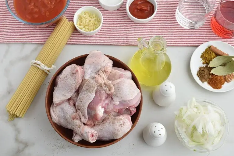 Step 1 - Greek Corfu Chicken and Bucatini