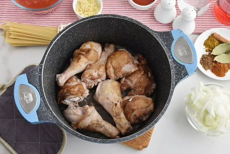 Step 1 - Greek Corfu Chicken and Bucatini